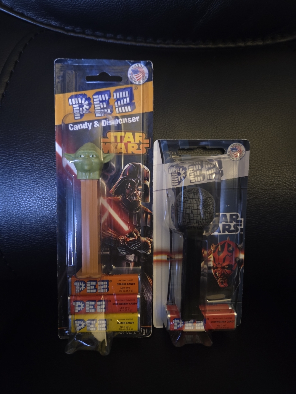 PEZ Star Wars Candy Dispensers - Yoda & Death Star